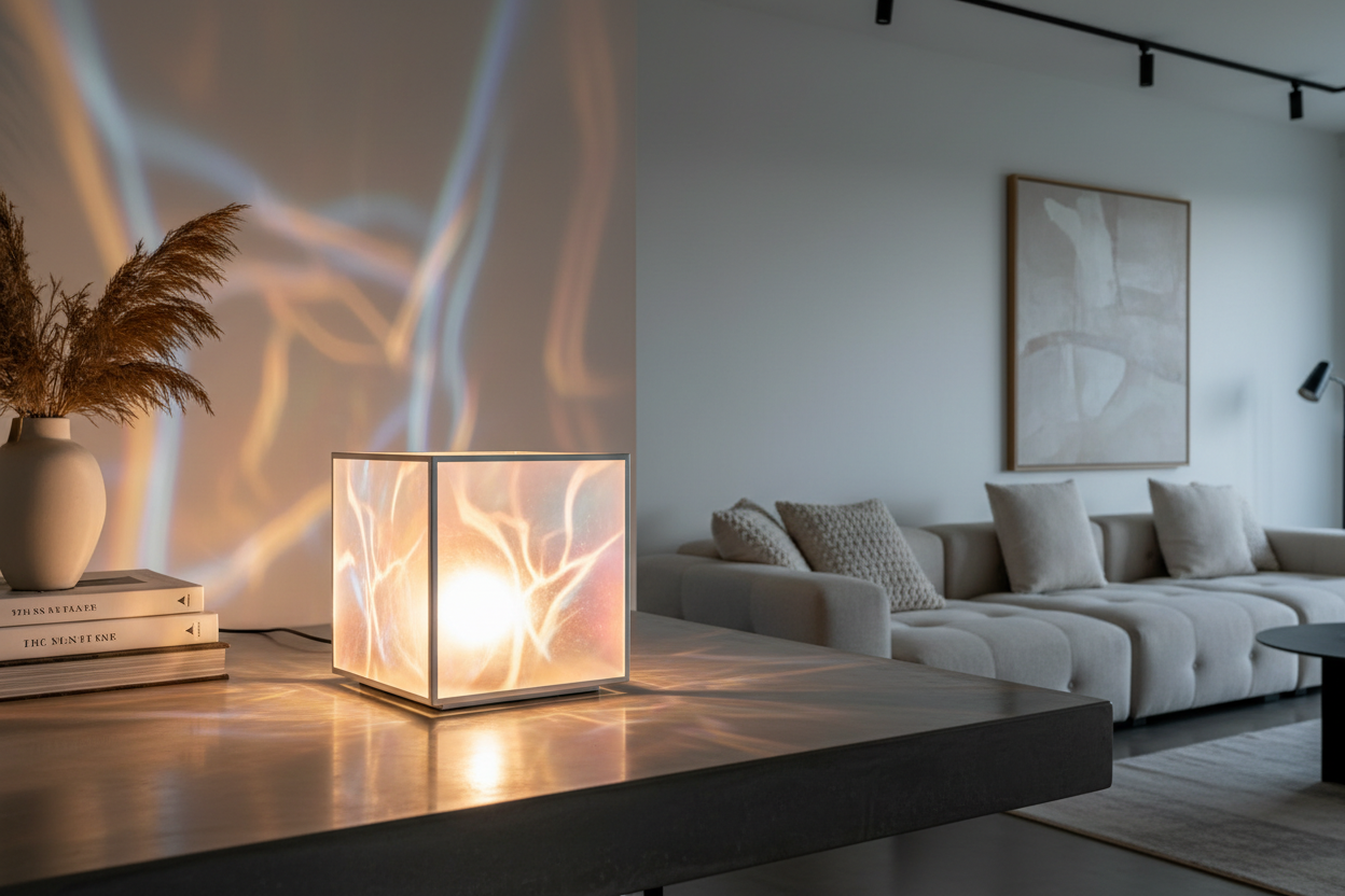 Glow Cube Lamp Banner